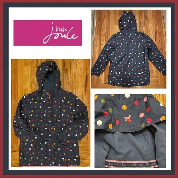 Joules Polka Dot Rainy Day Slicker Size 11-12 years - Picture 1 of 14